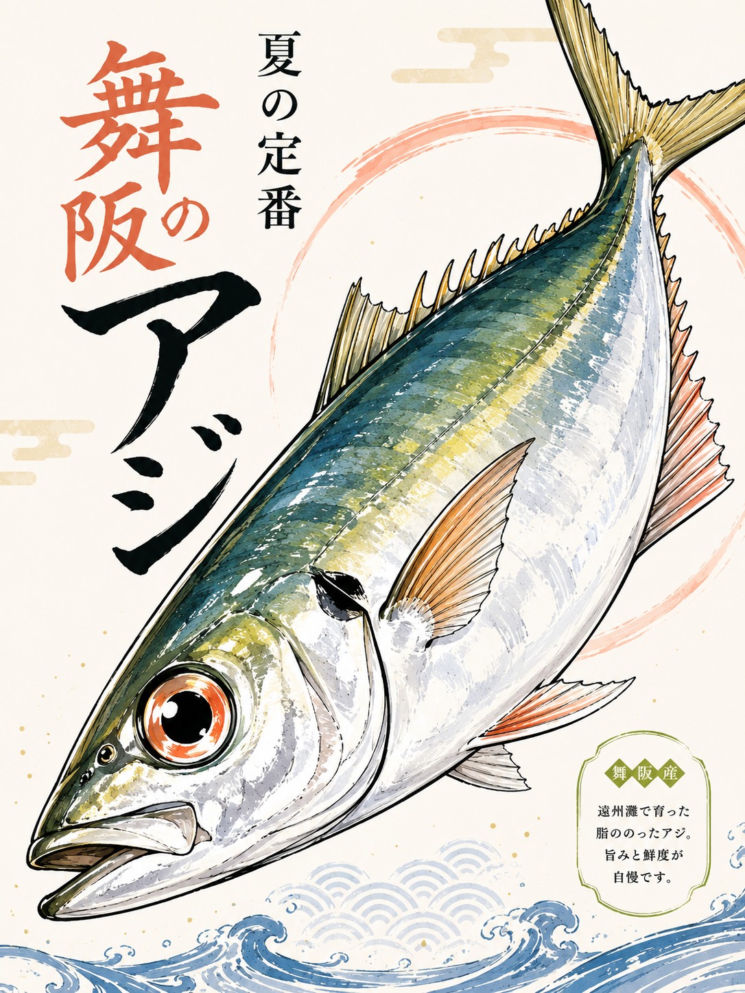 夏のいちばん身近なごちそう、舞阪のアジ
舞阪に安定して揚がる、遠州灘の夏の定番。
脂がいちばんのるのは五〜七月ごろと言われています。
たたきに、あじフライに、干物に。
刺身でよし、揚げてよし、干してよしの万能選手。
食べ方いろいろ、スワイプで/「保存」して
@hamanako.unagi をフォロー
#浜名湖うなぎ #舞阪漁港 #アジ #あじフライ #青魚